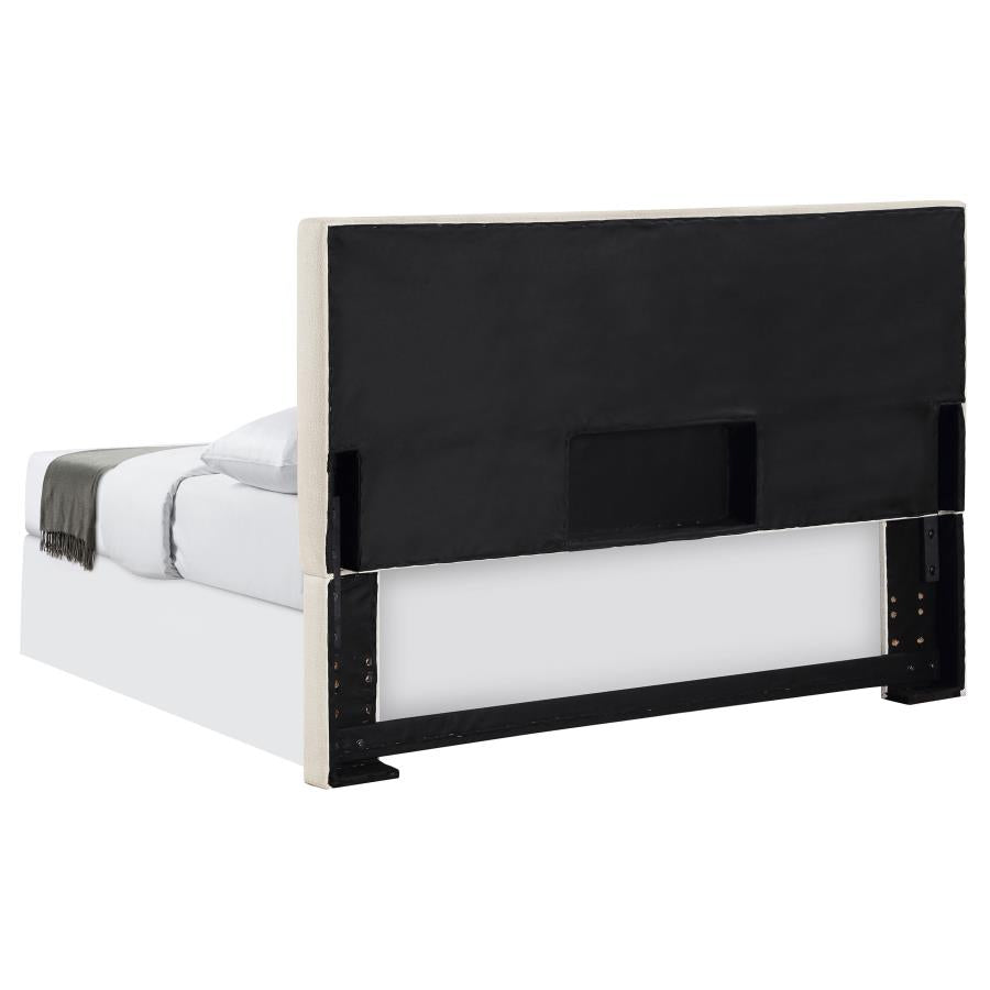 Pirro Upholstered Queen or Full Panel Headboard Sand - 315980QF