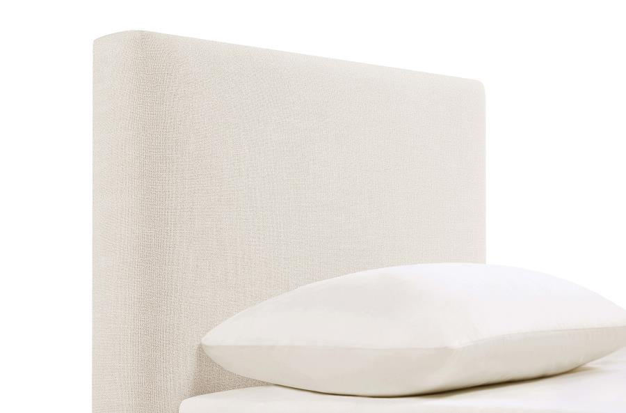 Pirro Upholstered Twin Panel Headboard Sand - 315980T