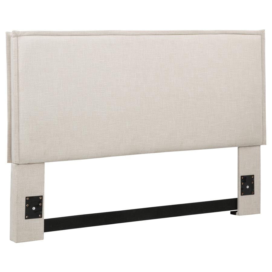 Izzy Upholstered Queen or Full Panel Headboard Sand - 315985QF