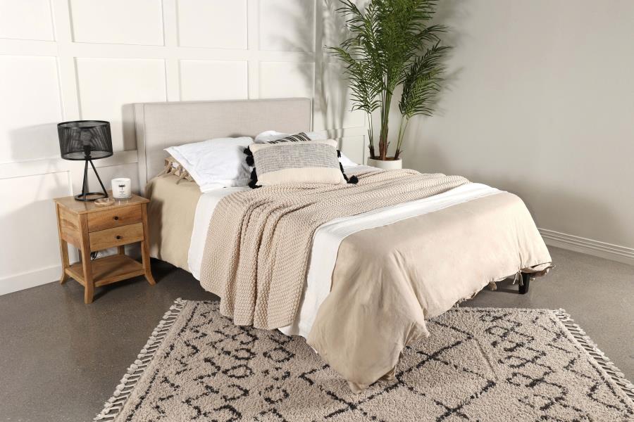 Kosmo Upholstered King Panel Headboard Sand - 315993K