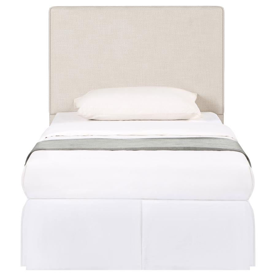 Kosmo Upholstered Twin Panel Headboard Sand - 315993T