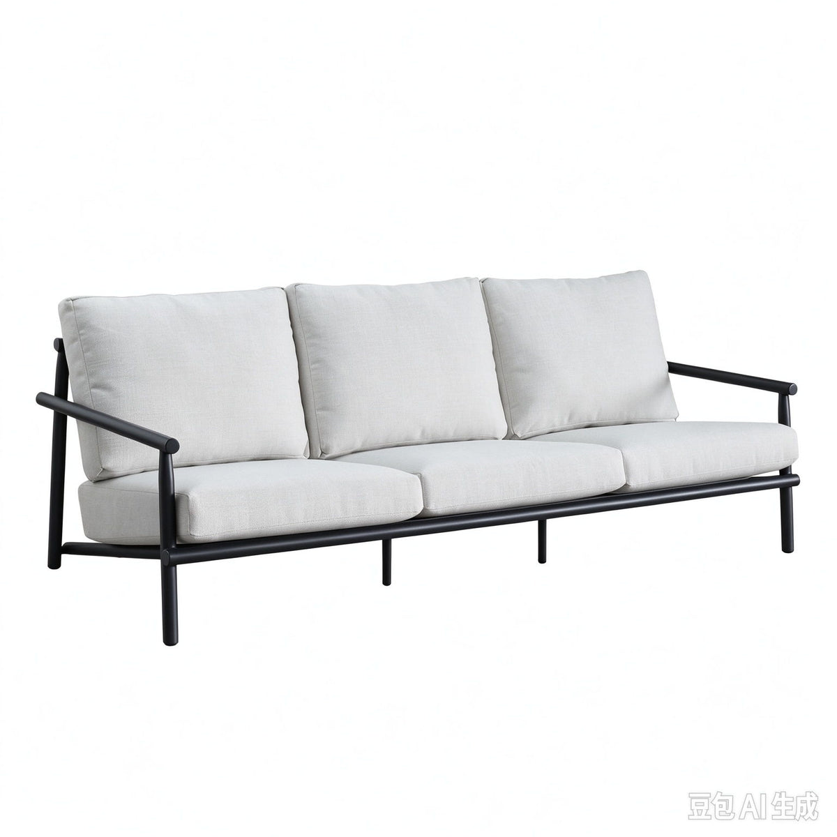 Aurelia - 4 Pieces Set - Carbon Gray / Cream Beige