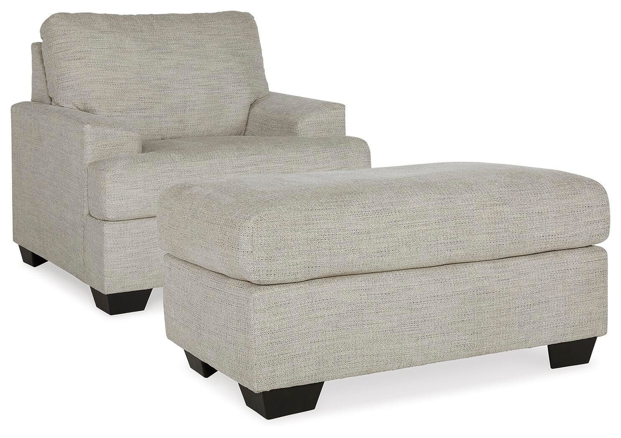 Vayda Chair and Ottoman - 33104U2