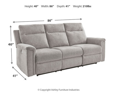 Barnsana Power Reclining Sofa, Loveseat and Recliner - 33201U2