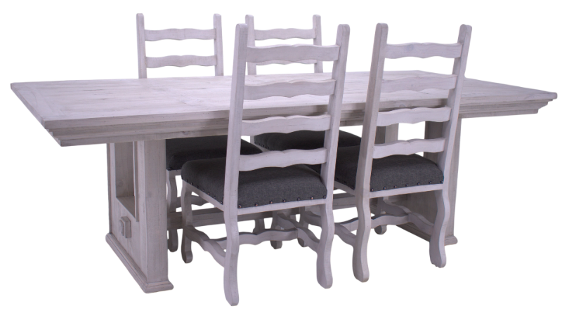 Z Andie Dining Table & 4 Chairs - ANDIEDT+ANDIEDC