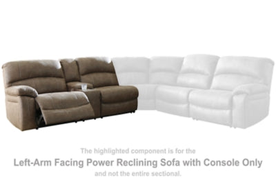 Segburg Left-Arm Facing Power Reclining Sofa with Console - 3430359