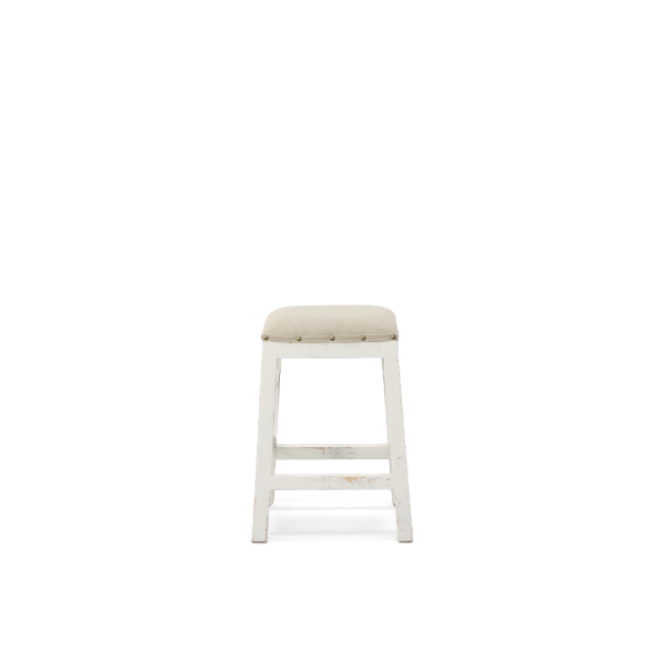 VD CAMRY WHITE STOOL 30 BACKLESS - BARFB30W