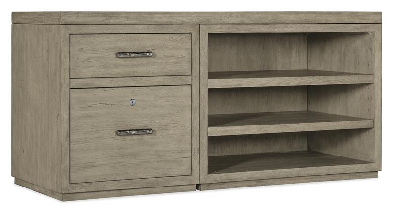 Linville Falls 60" Credenza with File and Open Desk Cabinet - 6150-10951-85