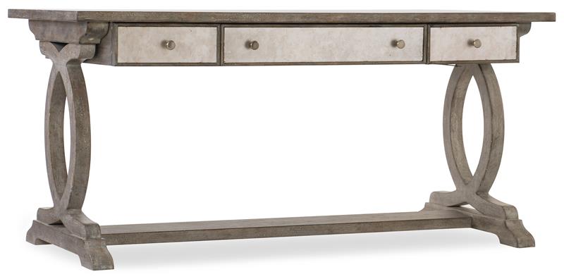 Rustic Glam Trestle Desk - 1641-10459-LTWD