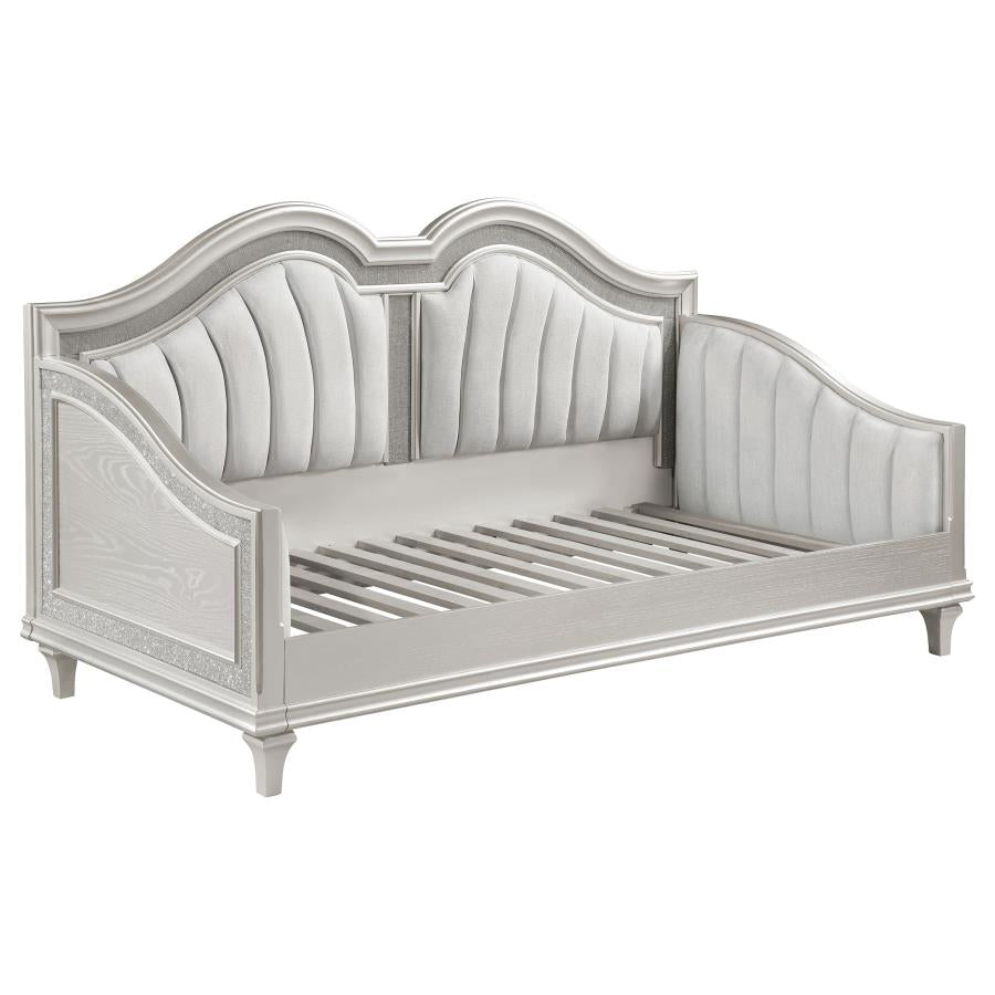 Evangeline Upholstered Twin Daybed Silver Oak - 360121