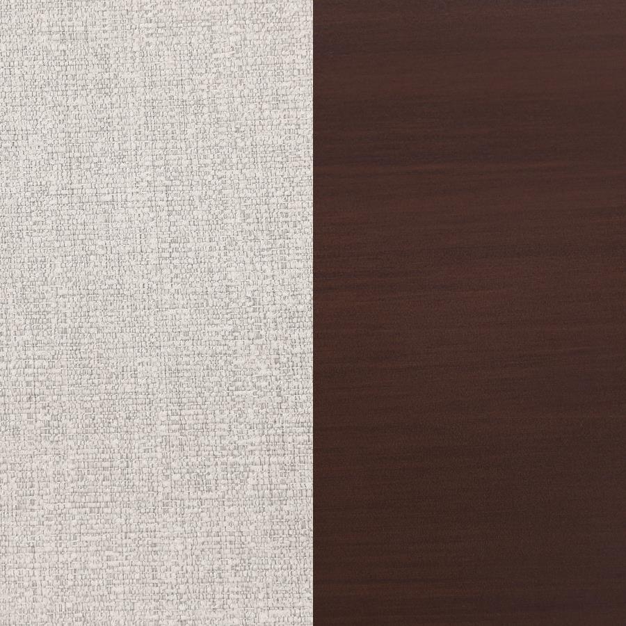 Zimmerlee 89-inch Metal Eastern King Canopy Bed Rust Brown - 360331KE