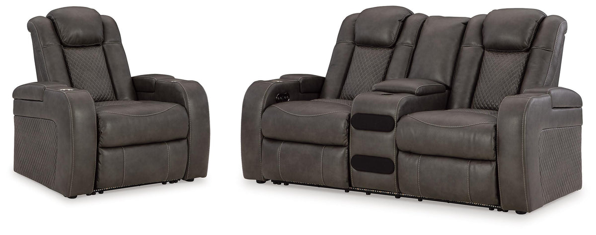 Fyne-Dyme Power Reclining Loveseat and Recliner - 36602U4