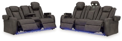 Fyne-Dyme Power Reclining Sofa and Loveseat - 36602U1