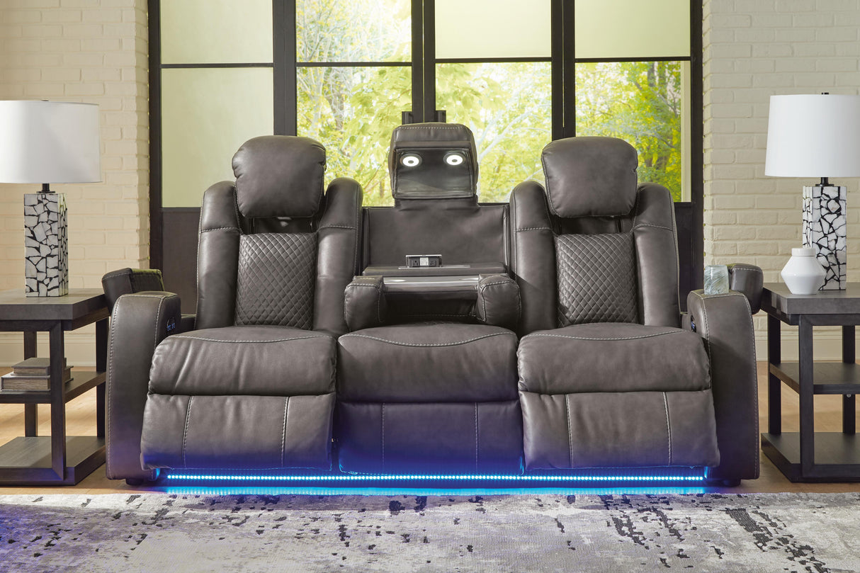 Fyne-Dyme Power Reclining Sofa, Loveseat and Recliner - 36602U2