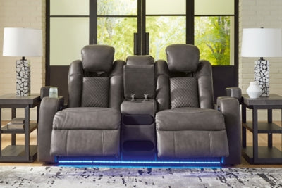 Fyne-Dyme Power Reclining Sofa, Loveseat and Recliner - 36602U2