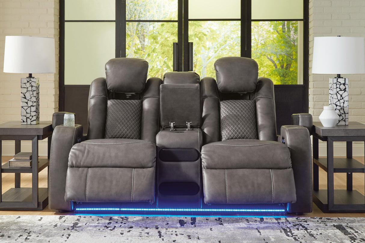Fyne-Dyme Power Reclining Sofa, Loveseat and Recliner - 36602U2