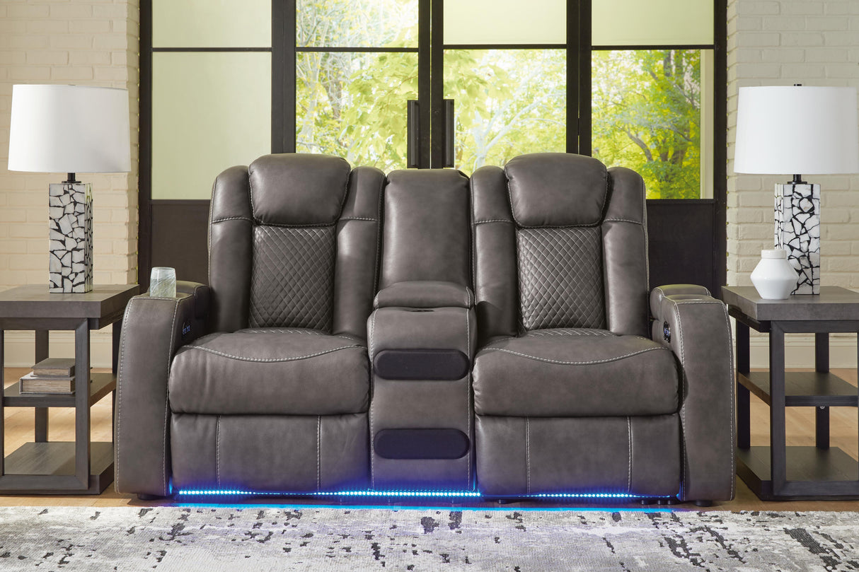 Fyne-Dyme Power Reclining Sofa, Loveseat and Recliner - 36602U2
