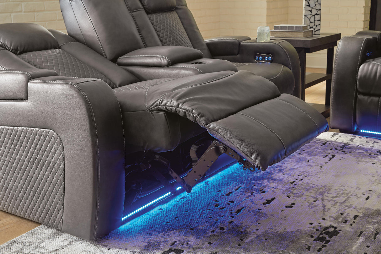 Fyne-Dyme Power Reclining Sofa, Loveseat and Recliner - 36602U2