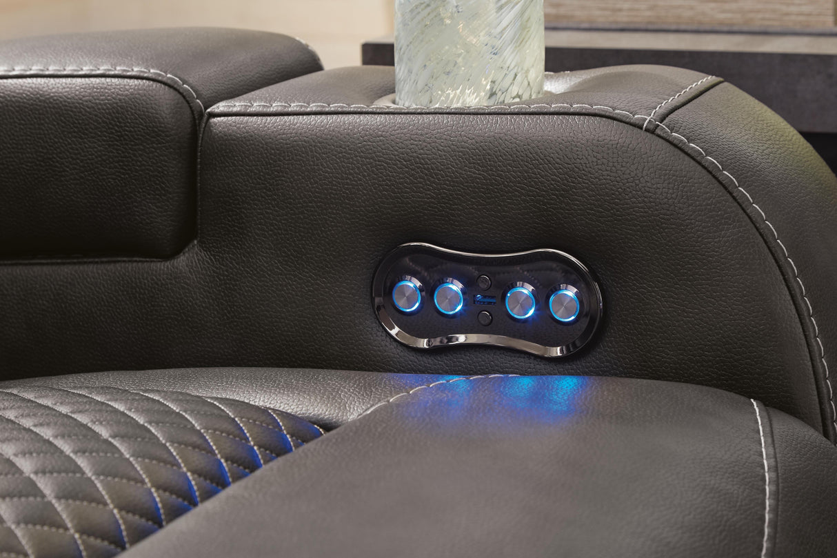 Fyne-Dyme Power Reclining Sofa and Loveseat - 36602U1