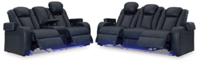 Fyne-Dyme Power Reclining Sofa and Loveseat - 36603U1