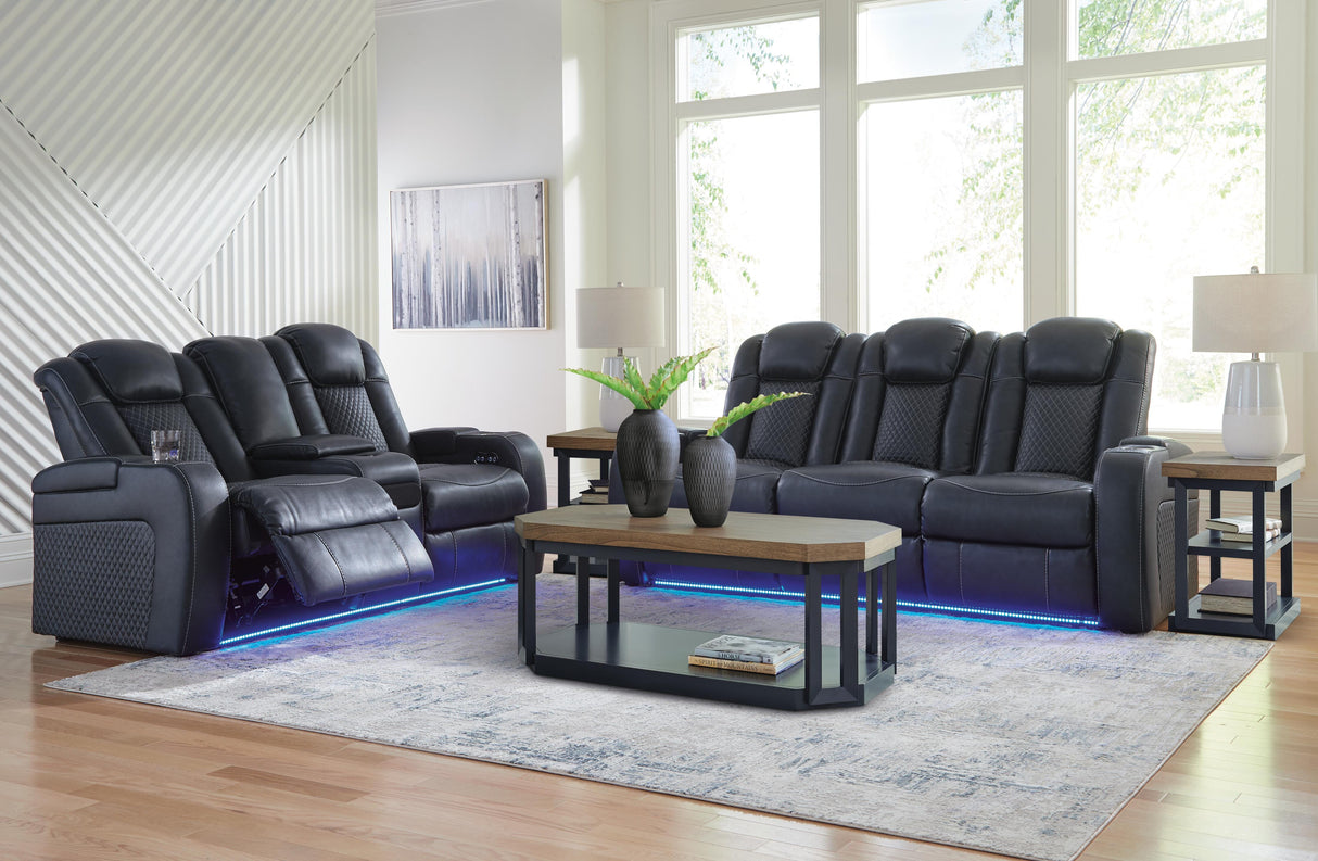 Fyne-Dyme Power Reclining Sofa, Loveseat and Recliner - 36603U2