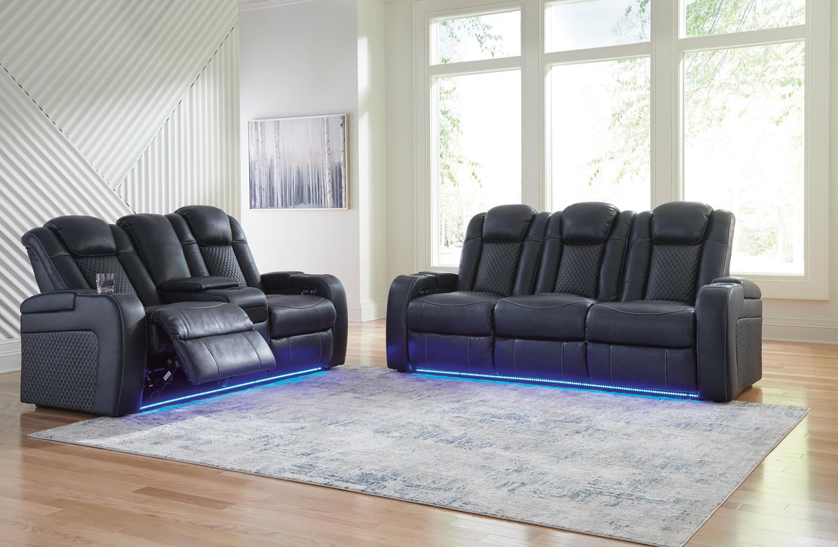 Fyne-Dyme Power Reclining Sofa and Loveseat - 36603U1