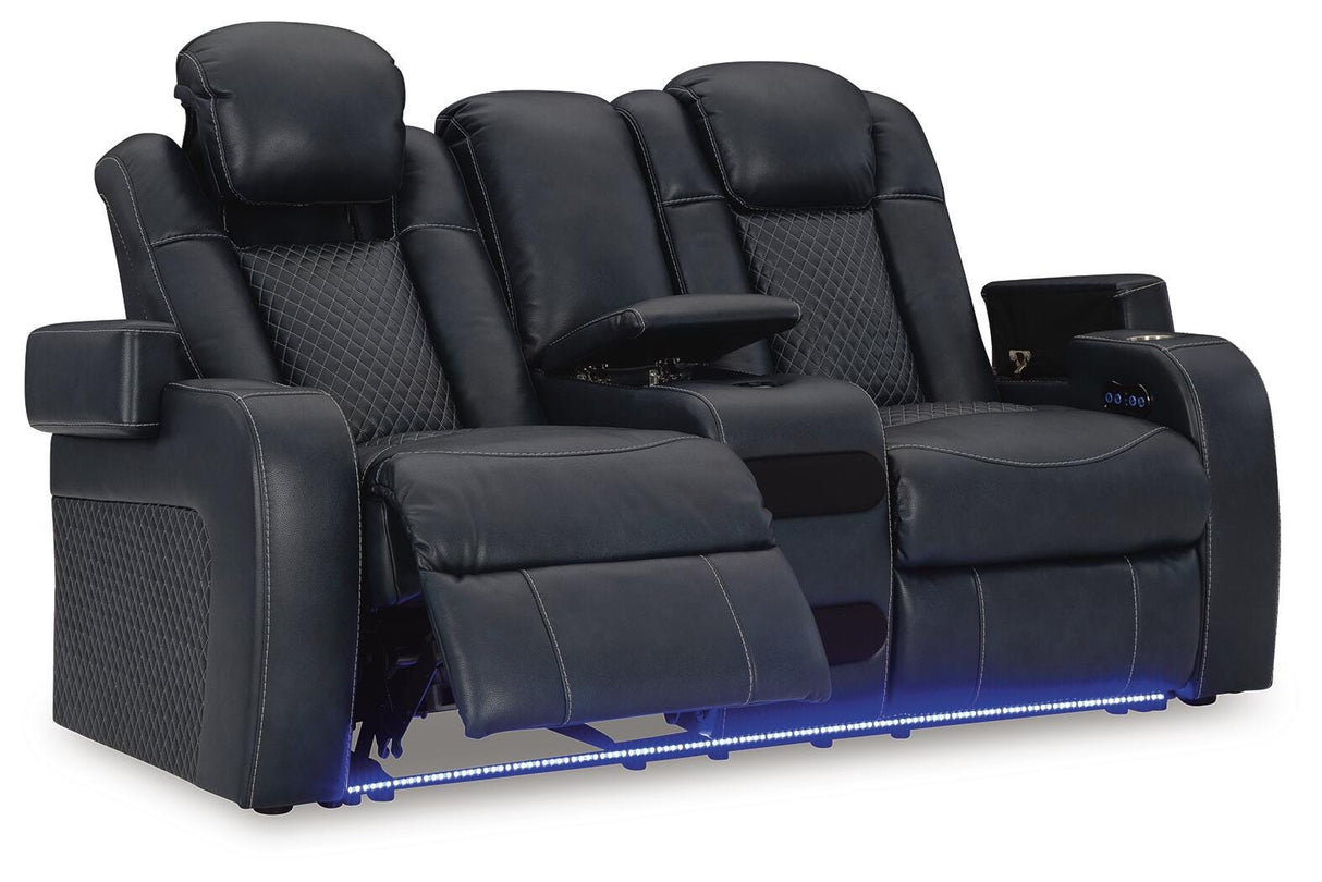 Fyne-Dyme Power Reclining Sofa, Loveseat and Recliner - 36603U2