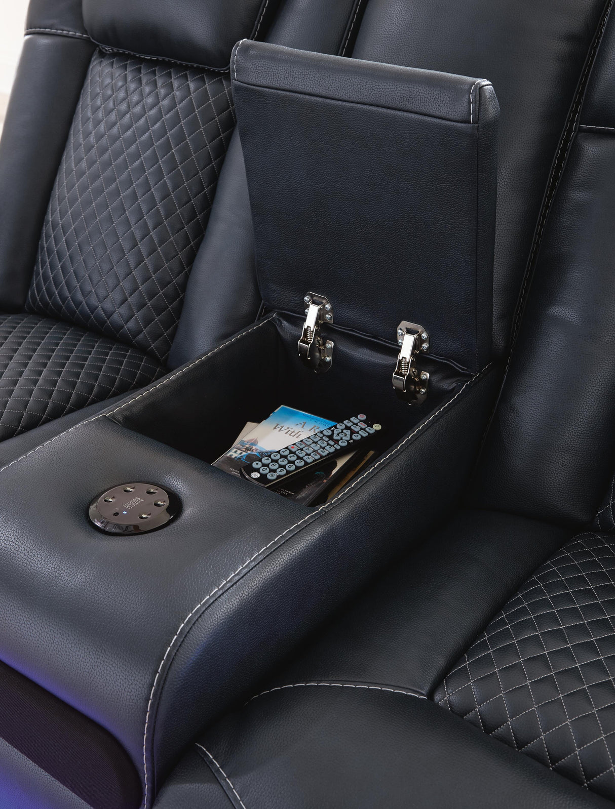 Fyne-Dyme Power Reclining Sofa and Loveseat - 36603U1