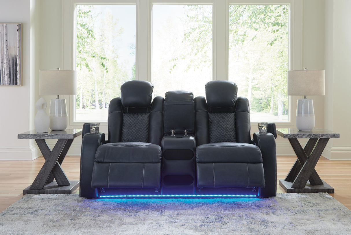 Fyne-Dyme Power Reclining Sofa, Loveseat and Recliner - 36603U2