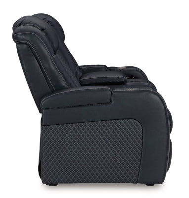 Fyne-Dyme Power Reclining Loveseat with Console - 3660318