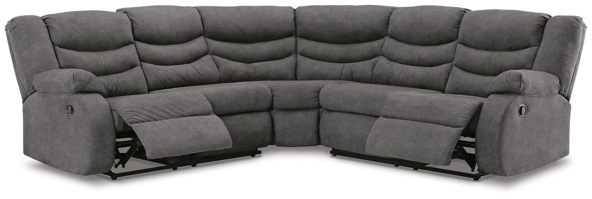 Partymate 2-Piece Reclining Sectional - 36903S2