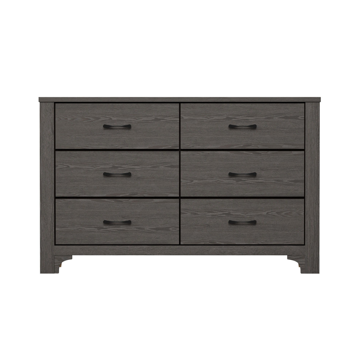 6 Drawer Dresser - Brown