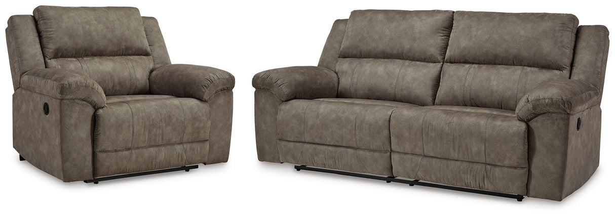 Laresview Reclining Sofa and Oversized Recliner - 37203U3