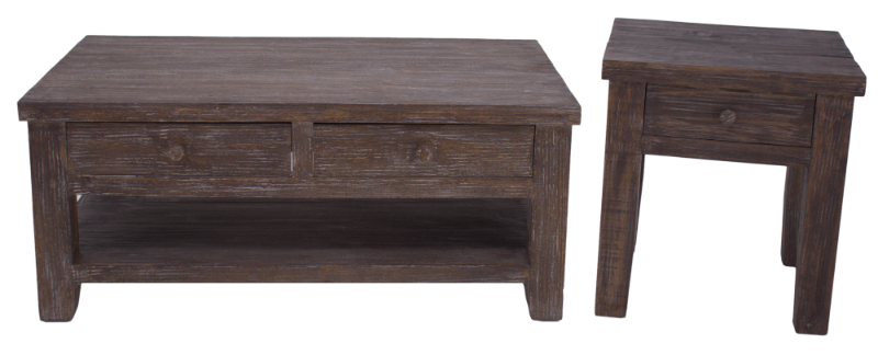 VO 775 BARNWOOD END TABLE - MIC775ET