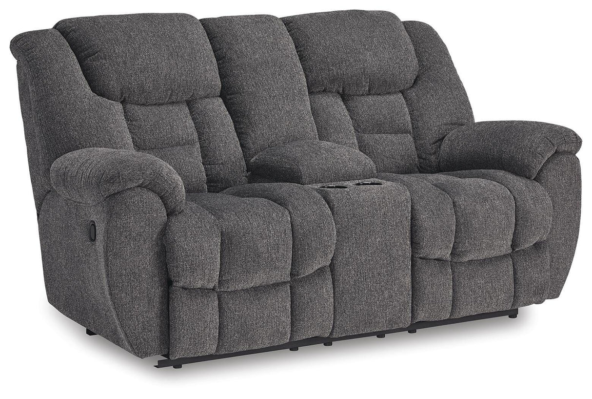 Foreside Reclining Sofa and Loveseat - 38104U1