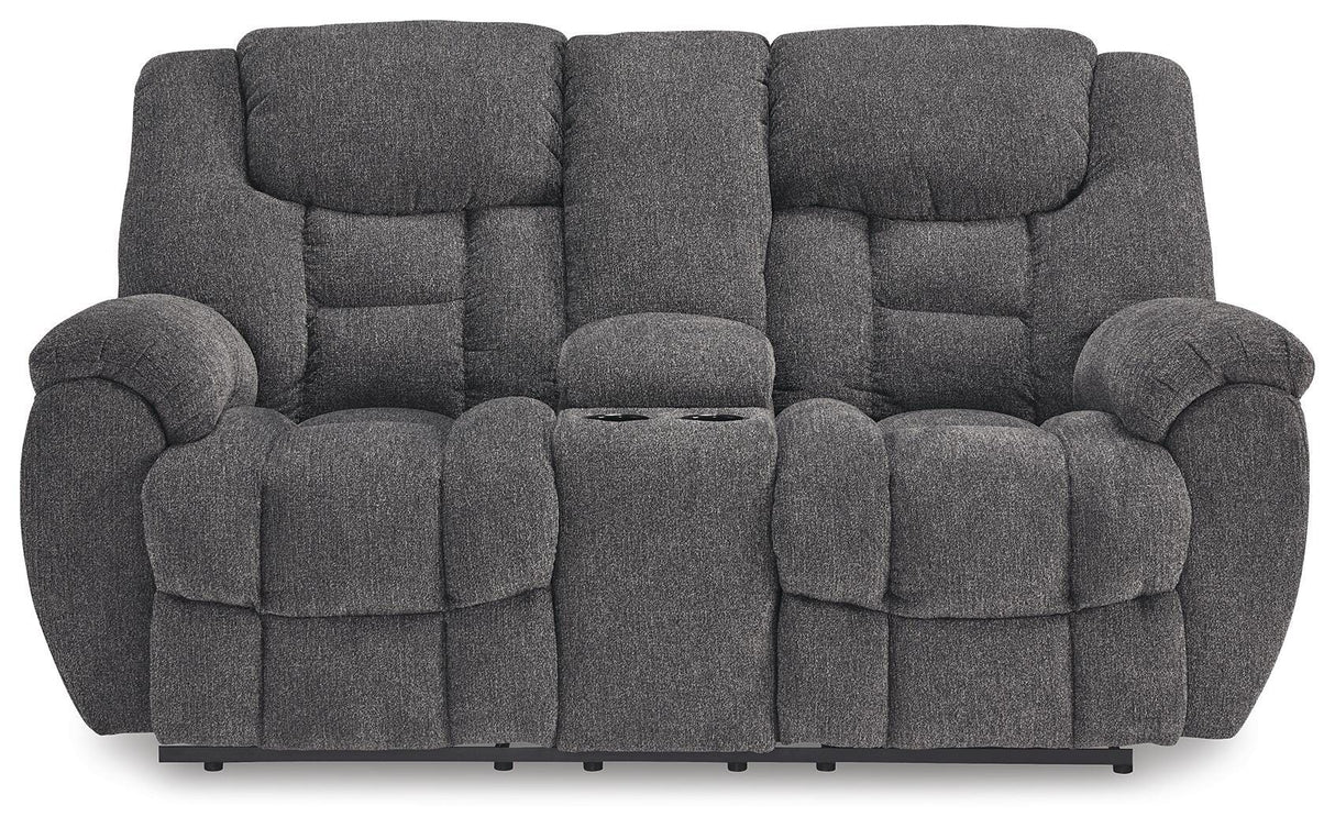 Foreside Reclining Sofa and Loveseat - 38104U1