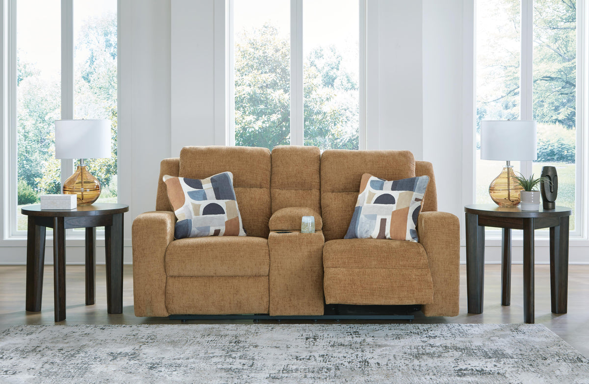 Kanlow Reclining Loveseat with Console - 3860594
