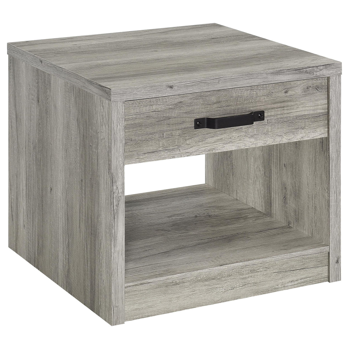 Nuberg - 1 Drawer Table - Gray