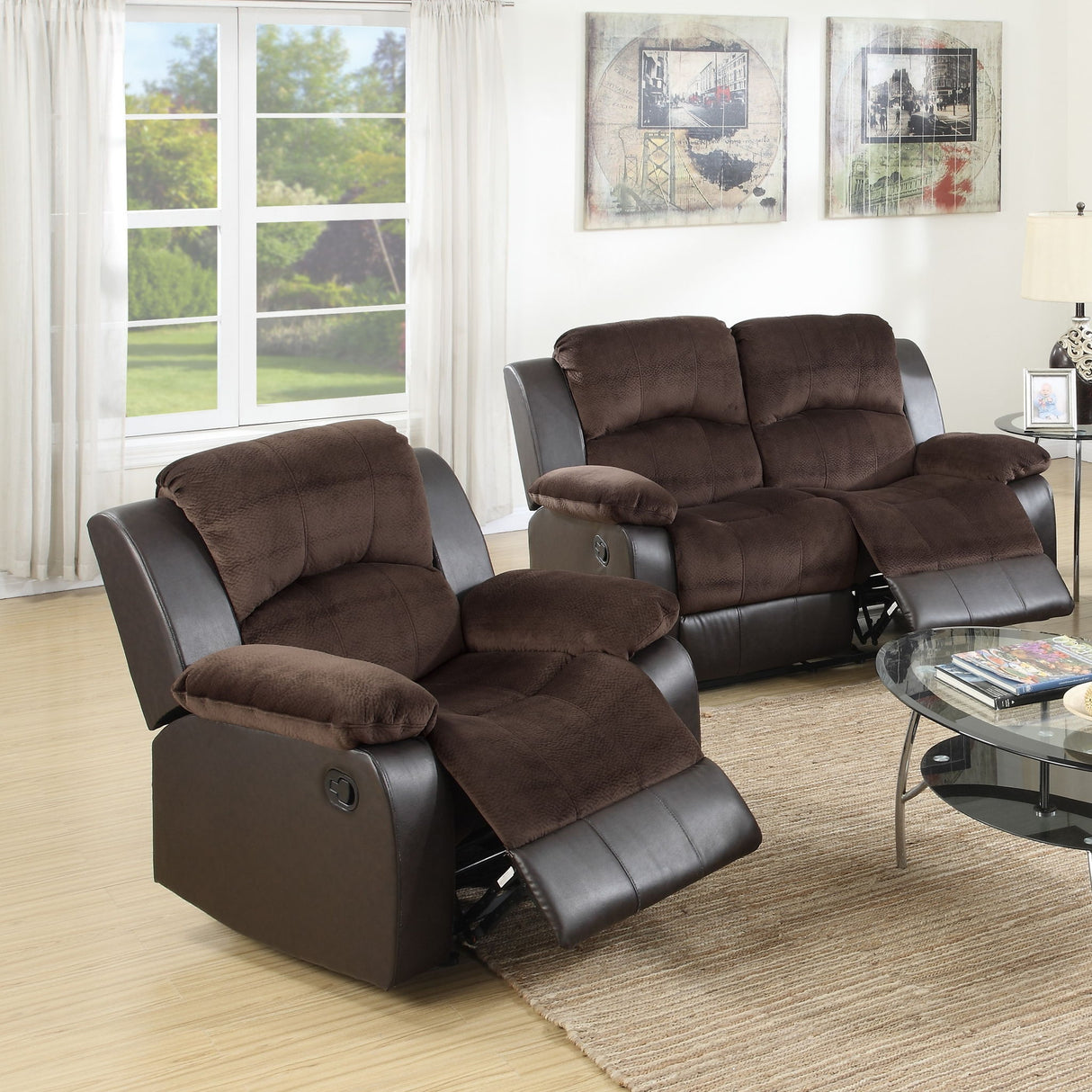 Modern Living Room Set, Reclining Mechanism