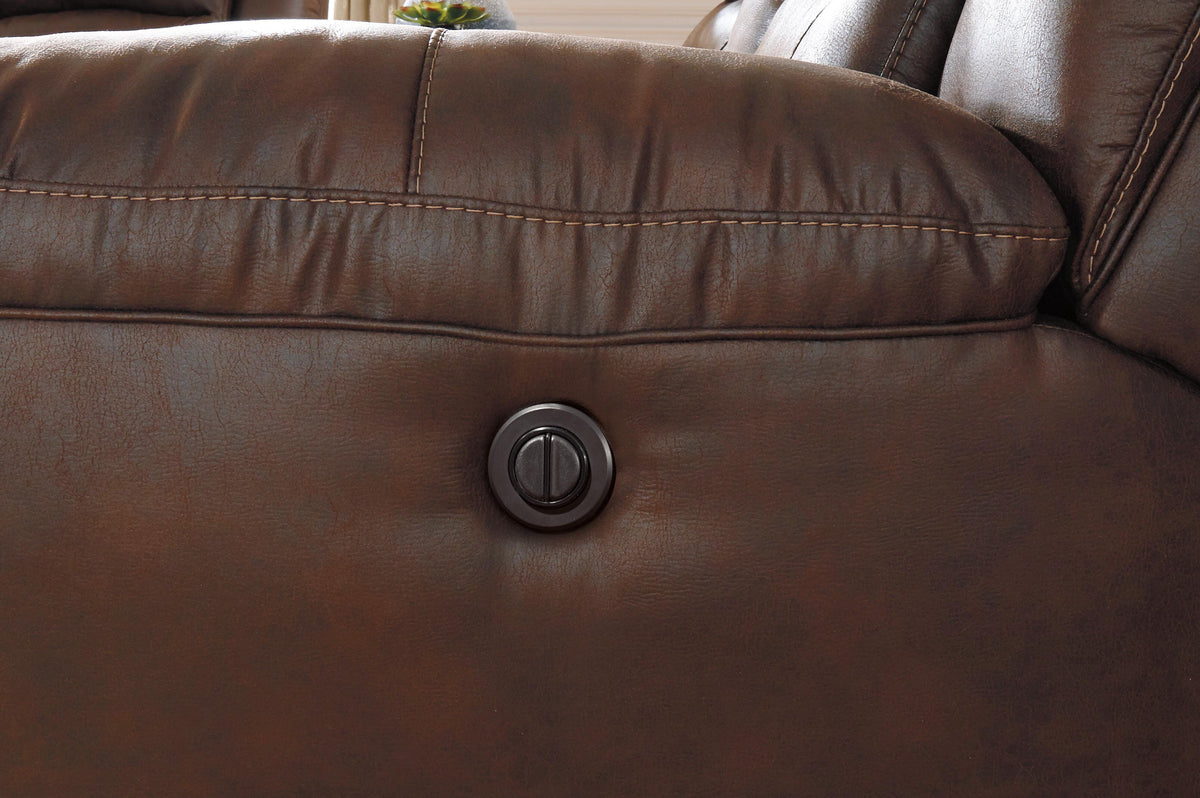 Stoneland Power Reclining Loveseat with Console - 3990496
