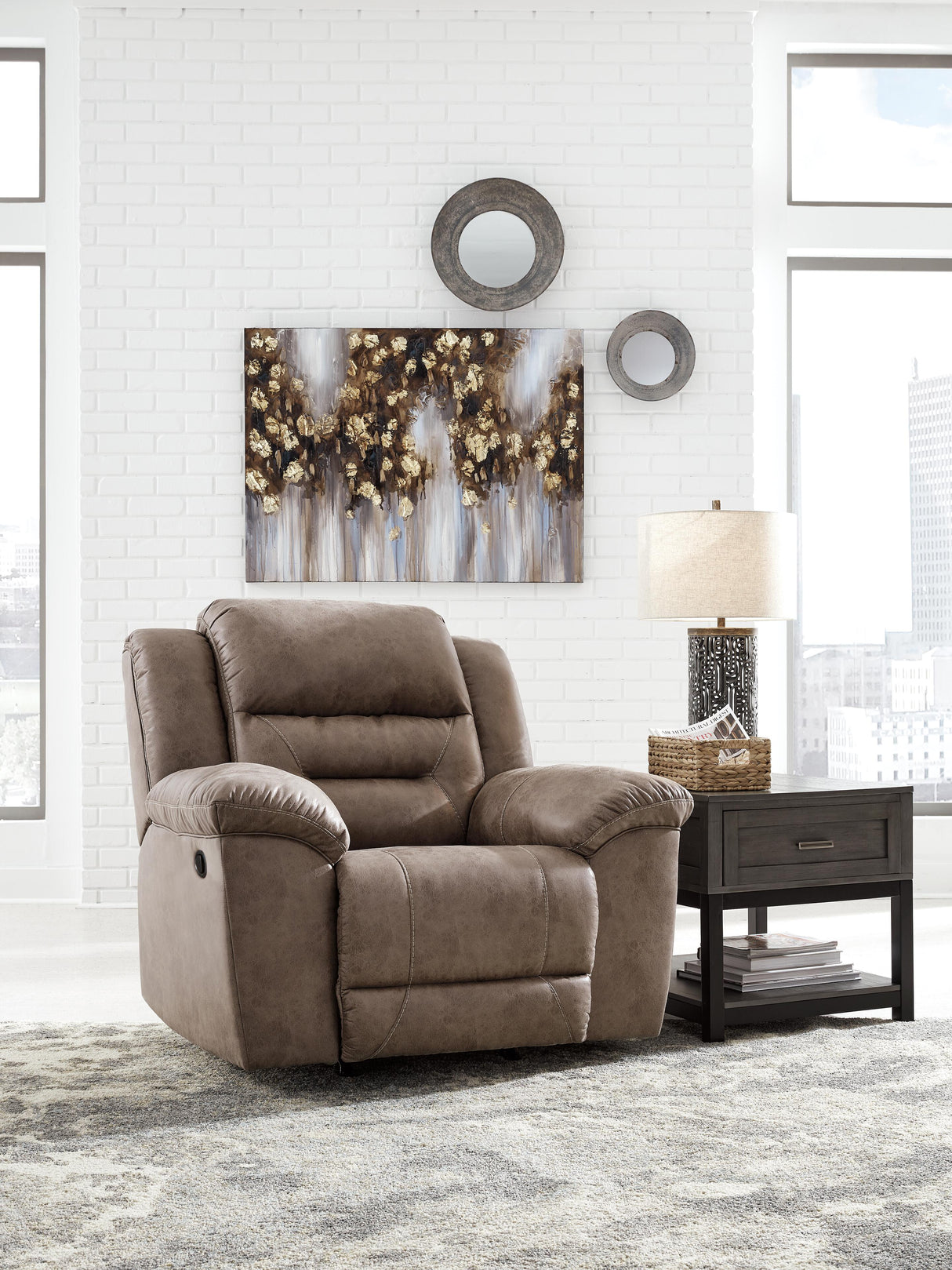 Stoneland Power Reclining Sofa and Manual Recliner - 39905U12