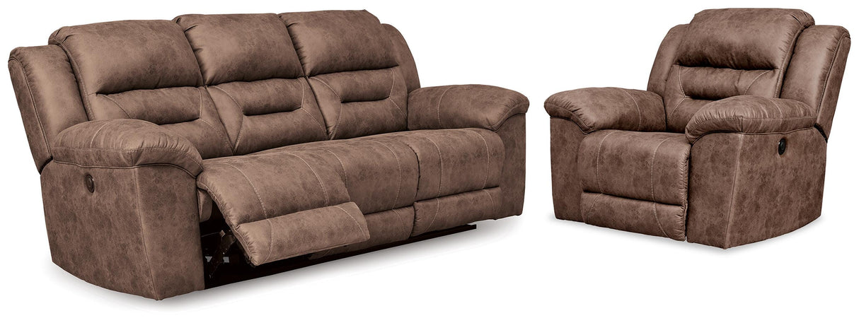 Stoneland Power Reclining Sofa and Power Recliner - 39905U10