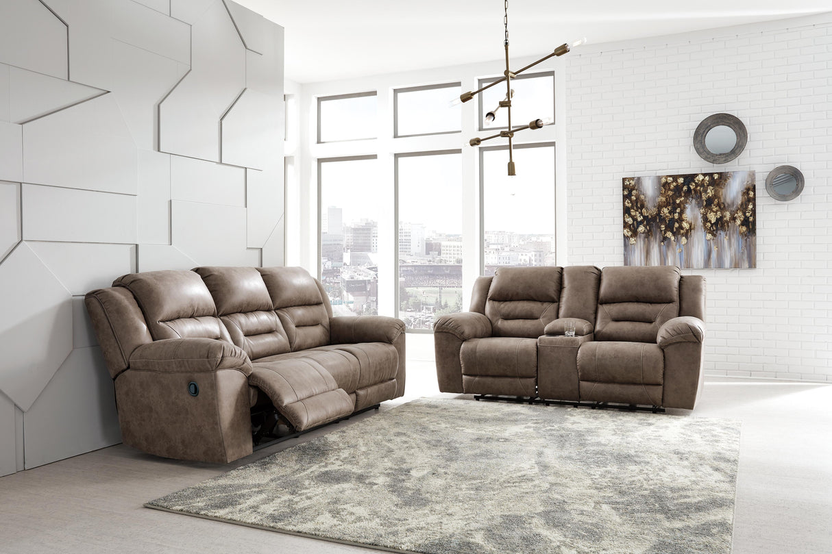 Stoneland Reclining Sofa and Loveseat - 39905U1