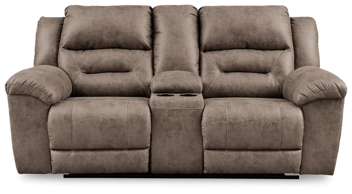 Stoneland Reclining Loveseat with Console - 3990594
