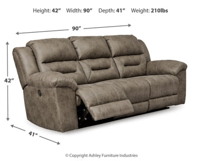 Stoneland Reclining Sofa and Power Reclining Loveseat - 39905U4