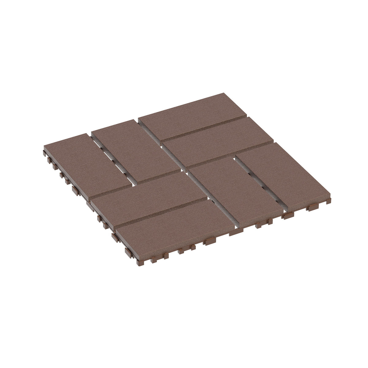 Plastic Interlocking Deck Tiles Patio Deck Tiles Waterproof Outdoor Use