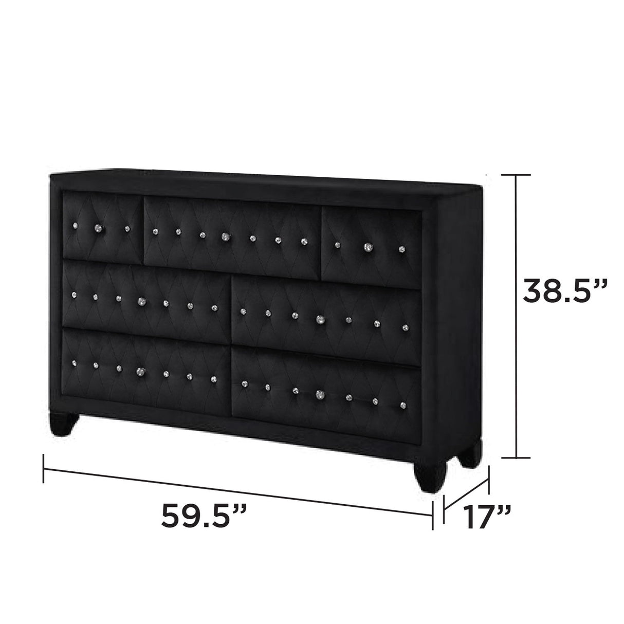 Sophia - 7 Drawer Dresser