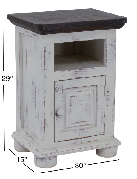ZVB ALLIE NASH NIGHSTAND 1 DOOR#719 - ALLIEYNS