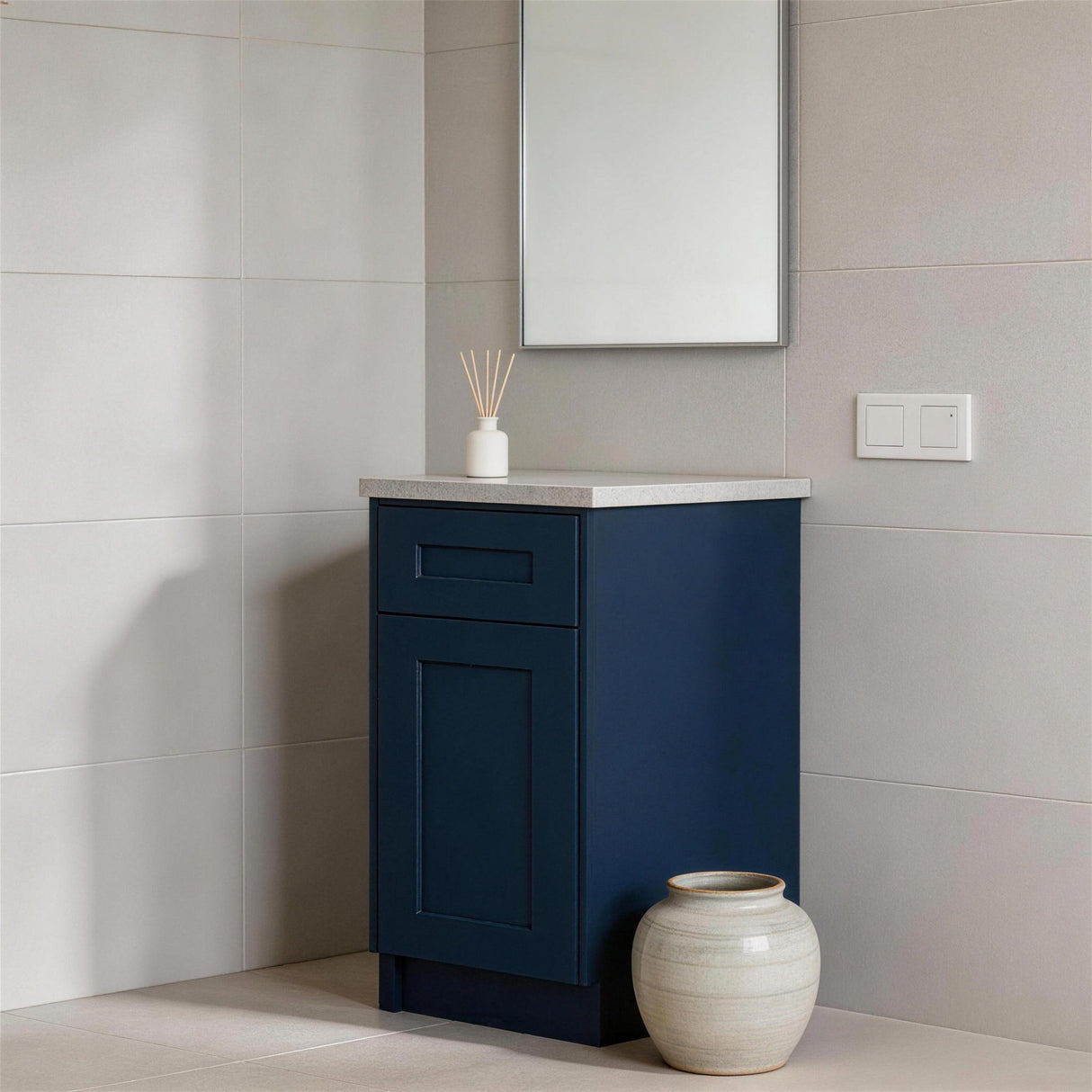 Shaker Base Cabinet & Soft-Close Door And Drawer