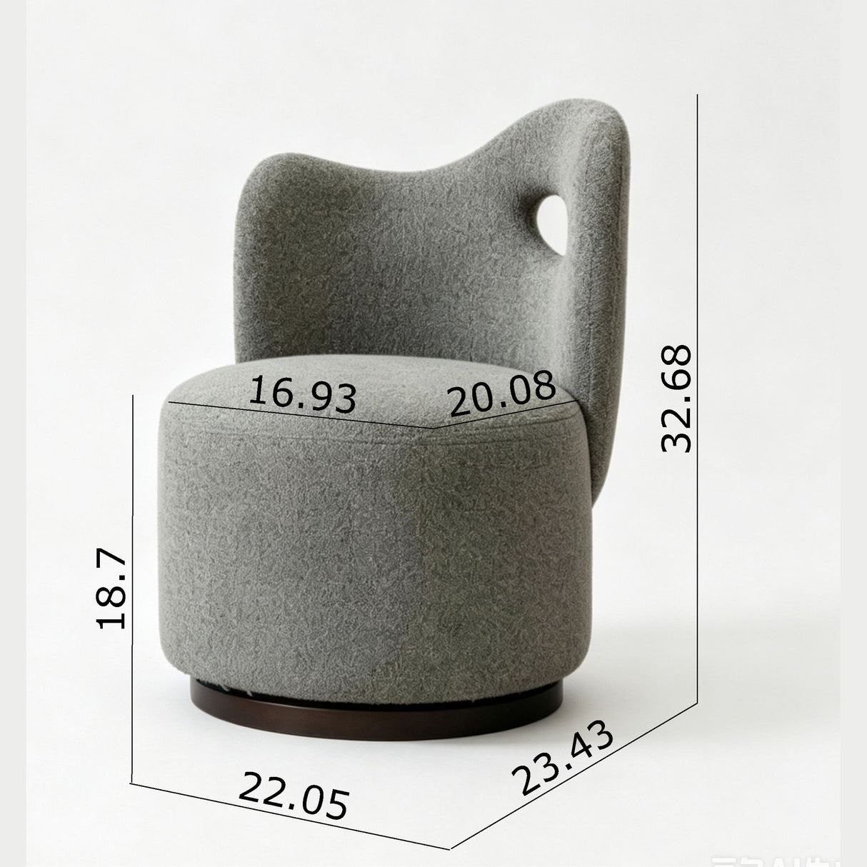 Yves - Swivel Chair - Olive